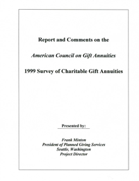 1999 ACGA Survey