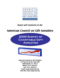 2009 ACGA Survey